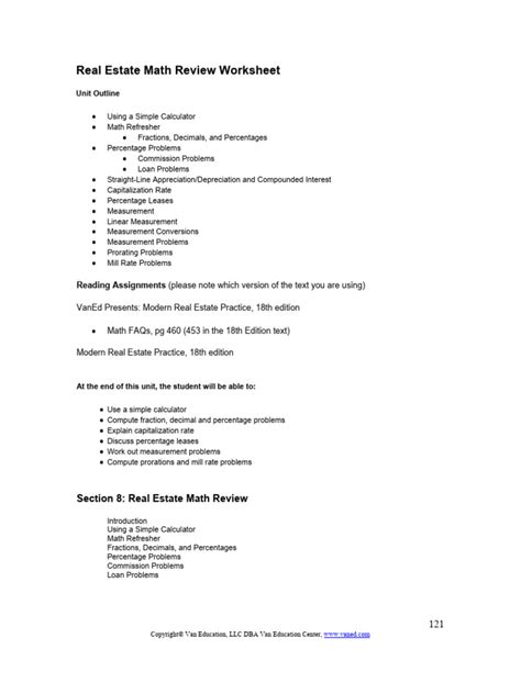 Basic Math FL Real Estate License Math Irv 的图像结果