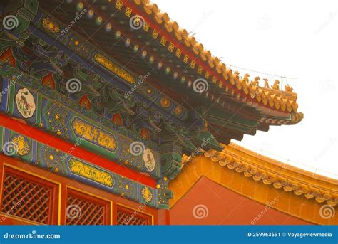 Eave of Rooftop of Forbidden City Building Editorial Photo - Image of rooftop, chinese: 259963591
