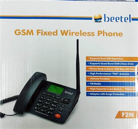 Beetel Fixed Wireless Corded Landline Phone - F2N
