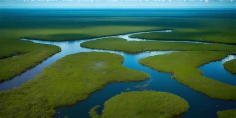 Swamp Aerial View 的图像结果