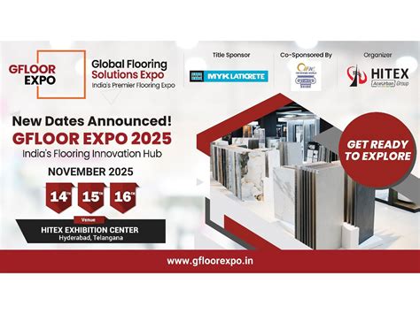 GFLOOR Expo 2025 - India's Premier Flooring Event Announces New Dates ...