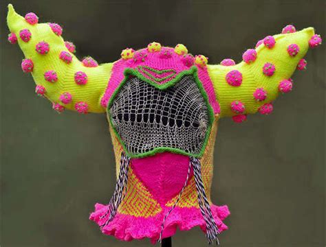 Demonic Winter Masks : Brutal Knitting Monster Hats