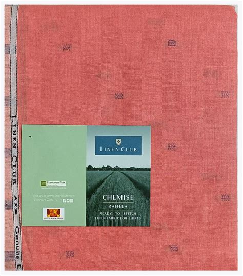 Linen Club Linen Woven Shirt Fabric – Mans fab Retail