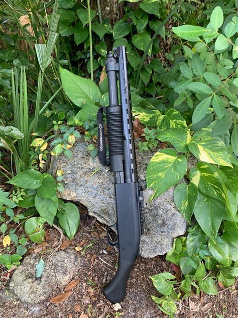 (BATTLE WORN) MOSSBERG 590 SHOCKWAVE Tactical Steel HEAT SHIELD 12 and ...