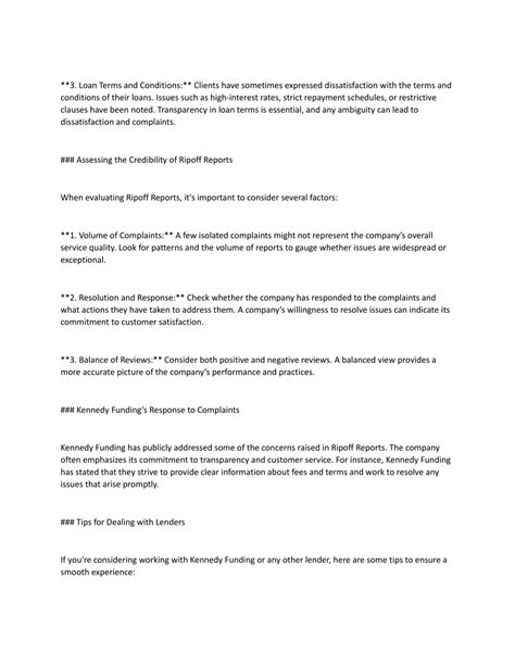 Kennedy Funding Ripoff Report