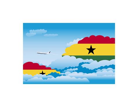 Ghana Flags Day Clouds Canvas Print Framed – City Posters Plus