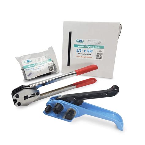 IDL Packaging Premium Industrial Grade 1/2" x 200' Poly (PP) Strapping ...