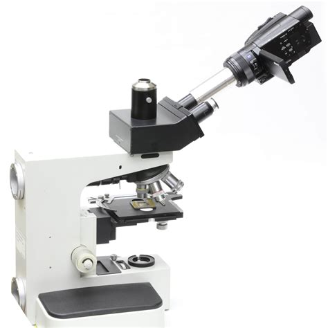 Installing and Operating the Large Camera Lens to Microscope Eyetube Adapter