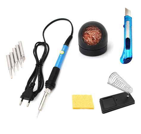 Electronics Soldering Kit Combo – Digital Tester, 60V Soldering Iron ...