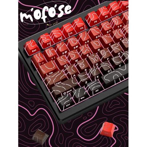 Jual MOREFORSALE Set Keycap TOPOGRAPHY Style untuk Keyboard Mekanis 135 ...