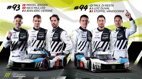 Peugeot dévoile ses équipages en WEC, 3 ex-pilotes de F1 au volant de la 9x8 ! - Le Mag Sport Auto