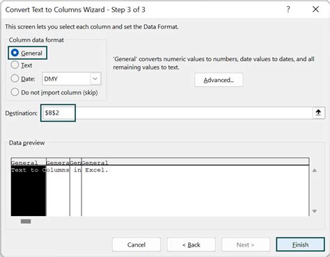 Image result for Convert Text to Column Wizard