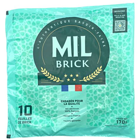 Buy Mil Brick Feuilles de Brick Pastry 20 x Circular Sheets Online at ...