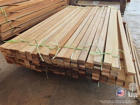 Balau Sawn Timber Solid Wood 1"x 2" (7') | Lazada