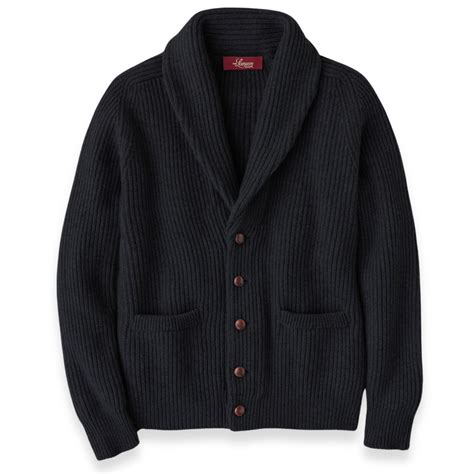 Men's Cashmere Shawl Collar Cardigan | The Lanam Shop