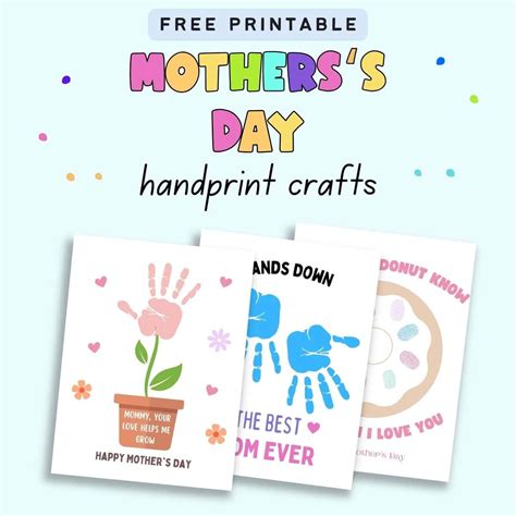 Mother's Day Handprint Printables
