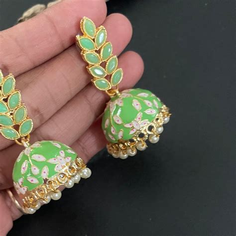 Buy Meenakari Earrings Online In India - Etsy India