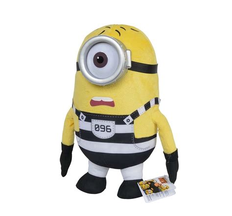 Buy Simba Minions Jail Stuart, 37Cm Character Soft Toys for Kids Age 0M ...