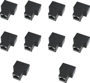 ELECTRO WOLF RJ45 Joiner Adapter 1 to 2 Ethernet Extender Coupler ...