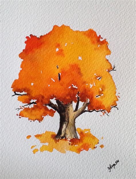 Image result for Quick Fall Watercolor Tutorial