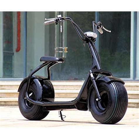 Buy MCP-Distributions Electric Fat Front and Back Tire Scooter Chopper ...