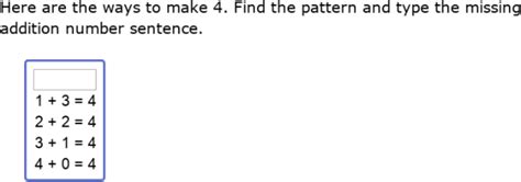 IXL - Ways to make a number - addition sentences (Class I maths practice)