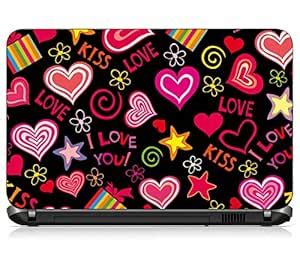 HEART MULTI COLOR SIMBLE pvc Laptop Decal 15.6 : Amazon.in: Computers ...