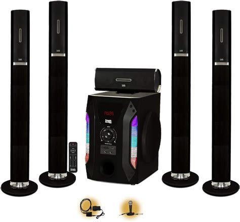 AcousticAudiobyGoldwood Bluetooth Tower Speaker System with Optical ...