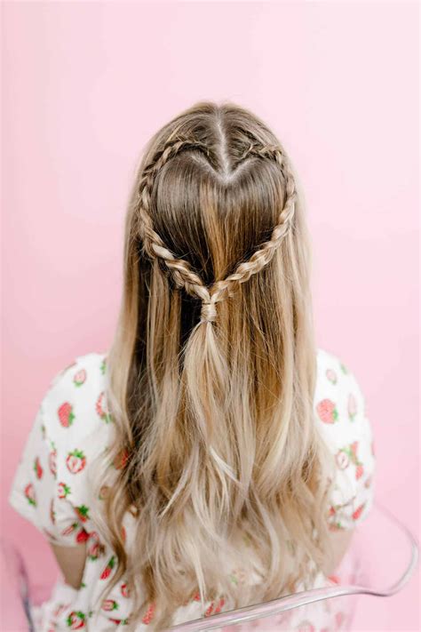 Easy Heart-Shaped Braid | Hair styles, Hair braid heart, Heart hair