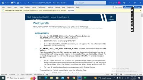 Excel Module 10 Sam Project A 的图像结果