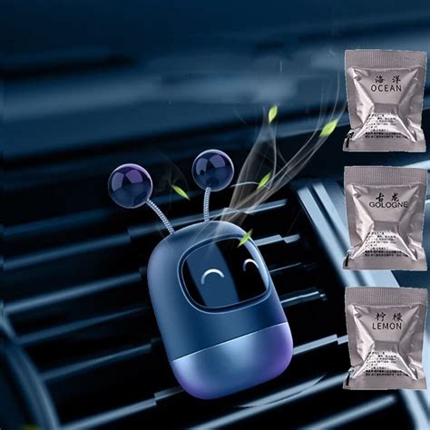 BKN Alloy Cute Robot Car Fragrance Perfume Diffuser Ac Vent Car ...
