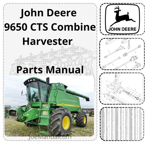 John Deere 9650 CTS Combine Harvester Parts Catalog