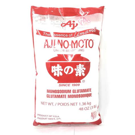 Buy AjiNoMoto Umami Seasoning Monosodium Glutamate, 3 lb Bags (Pack of ...