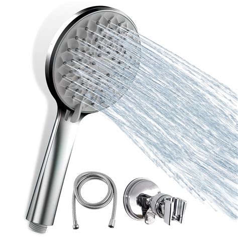 Buy HADAYAH Handheld Shower Head - Massage Spa Detachable Chrome Face ...