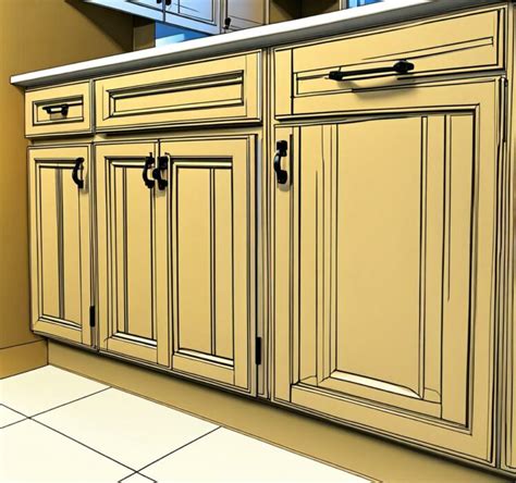Image result for Kitchen Counter Cabinet Dimensions