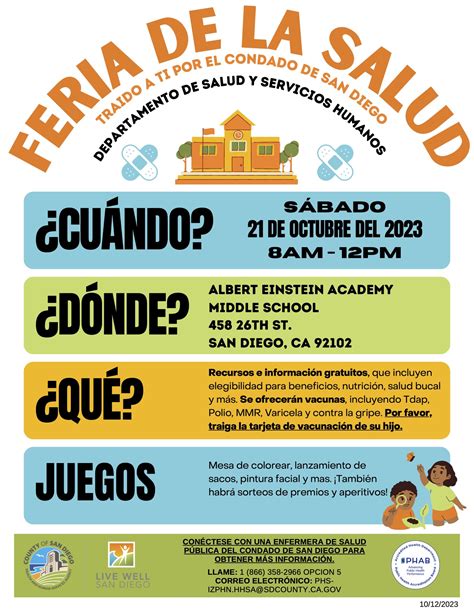 health fair flyer spanish | AEA