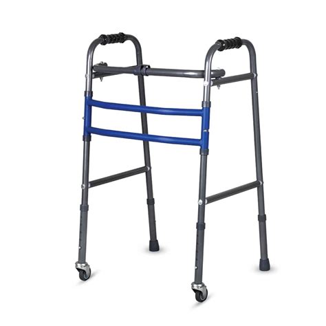 Buy Vissco Dura Step Walker (Aluminium), Foldable Walking Aid with ...
