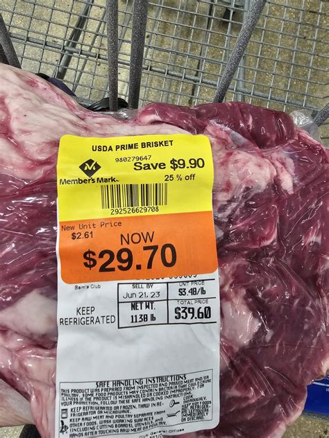 Sams Club on 410/Babcock has thier brisket on sale. : r/sanantonio