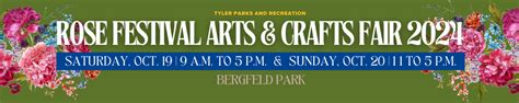 Rose Festival Arts & Crafts Fair and Vendor Registration | Tyler, TX