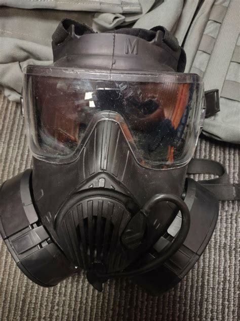 Avon M50 Gas Mask USGI CBRN Gas Mask MEDIUM,M50 Dual Filter VPU ...