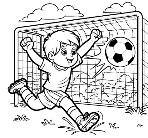 Coloring Pages For Soccer