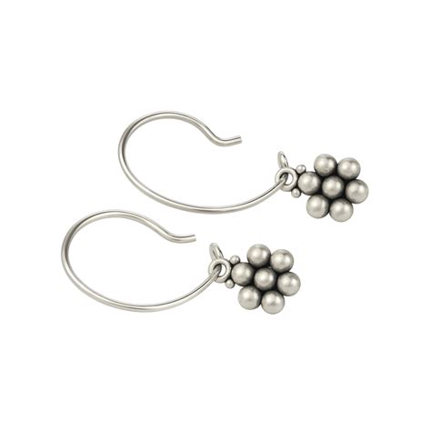 Kudi Hoop Small - Handcrafted Silver Jewelry | House of Aadyaa