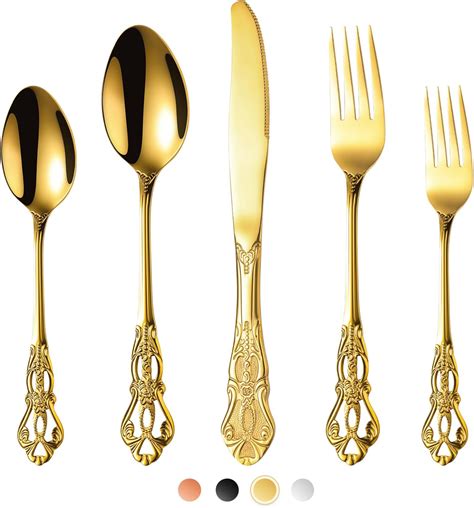 Amazon.com | HENCKELS Plaza Flatware Set, 65-pc, Stainless Steel ...