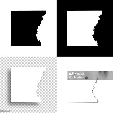 Winnebago County Wisconsin Maps For Design Blank White And Black ...