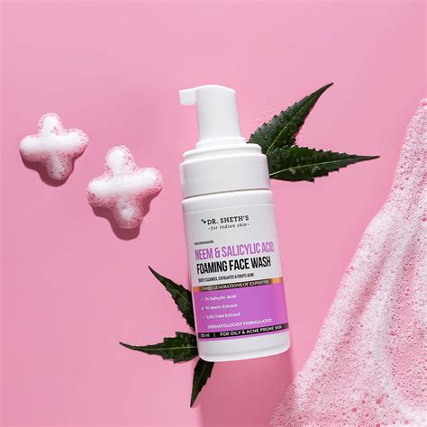 Neem & Salicylic Acid Foaming Face Wash - 100ml – Dr Sheth's
