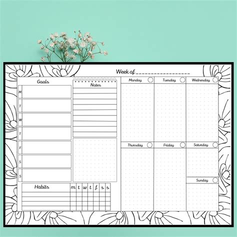 Image result for Bullet Journal Planner Pages