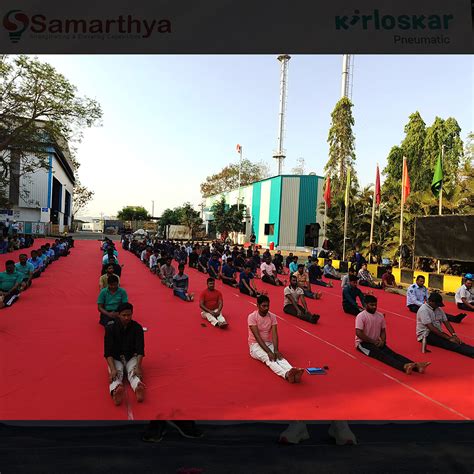 Kirloskar Pneumatic - Fun Fitness Yoga & Games - Corporate Session ...