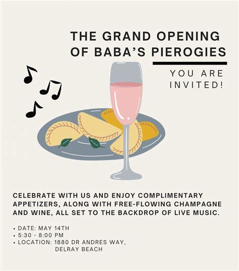 The Grand Opening of Baba’s Pierogies, Delray Beach, 14 May 2024 ...