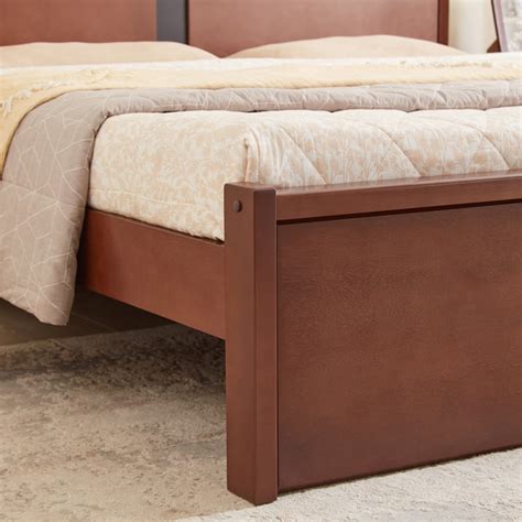 Buy Denis Raiden Mahogany Wood Queen Bed - Walnut from Home Centre at ...