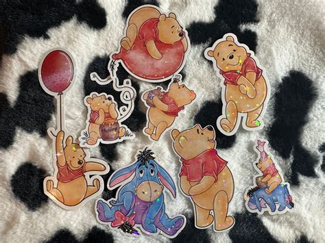 Winnie the Pooh Sticker Pack - Etsy
